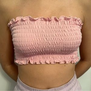 Light pink tube top
